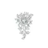 Broche de Flor Nuevo de Gama Alta para Mujer Lujoso Palacio Cristal Retro Temperamento Corsage Moda Versátil Broche Venta al por Mayor