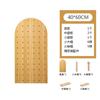 Panel perforado de madera maciza para pasillo, sala de estar, estante colgante de almacenamiento, estante de exhibición de productos, estante de almacenamiento montado en la pared, panel perforado