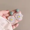 Pendientes Retro Estilo Hong Kong para Mujer 2026 Nuevo Estilo Popular Pendientes de Botón de Gama Alta Únicos Clips para Orejas Diseño Francés Accesorios de Pendientes Exagerados