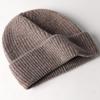 Sombrero de Lana 100% Hengyuanxiang para Niños Otoño e Invierno Cálido Grueso Sombrero de Lana para Hombre Sombrero de Punto Protección Frío para las Orejas Sombrero para el Frío