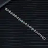 Pulseira Turquesa Estilo Étnico Boêmio Retrô Toque de Luxo Leve High-End Pulseira com Pedras Strass Coloridas Joia de Mão Ocidental Atacado