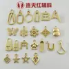 Puxador de Zíper Dourado Destacável Personalizado Pingente de Borboleta Acessórios para Roupas Cabeça de Zíper de Metal para Jaquetas