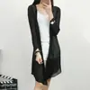 Nueva Camisa de Gasa de Longitud Media para Primavera y Verano Ropa con Protección Solar Cárdigan para Mujer Chal de Talla Grande Ropa de Playa con Protección UV para Mujer