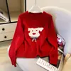 Suéter tejido tipo jersey súper lindo estilo coreano para mujer, adecuado para otoño e invierno