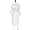 [Pronta Entrega] Star Wars Princesa Leia Vestido Branco Fantasia Cosplay Fantasia de Halloween Vestido Feminino