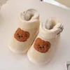 Botas de Nieve para Bebé Forradas de Polar Heattech Zapatos de Algodón Grandes para Niñas Suela Suave Antideslizante Botas de Invierno para Bebés y Niños Pequeños Botas de Algodón para Niños
