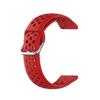 Adequado para Samsung, Huawei, Xiaomi Gt2/20Mm/22Mm Pulseira de Relógio de Silicone Perfurada Banda de Relógio de 20mm