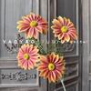 Estilo Monet, sensación de mano de cuatro cabezas, Xia Ju ins, viento, azul, púrpura, ventana, belleza, Chen, flor artificial, red, tienda de ropa roja, traje suave
