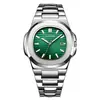 Bangwei/Reloj de Cuarzo Reloj para Hombre Correa de Acero Moda Tendencia Nicho Luminoso Impermeable Reloj de Pulsera de Alto Valor Modelo para Hombre