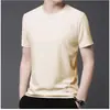 Camiseta de Manga Corta tipo Waffle para Hombre con Cuello Trasero, Color Sólido, Top Transpirable de Verano para Hombres Jóvenes y de Mediana Edad