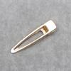6 8cm hueco no hueco gota de agua color duradero dorado color níquel negro clip lateral para joyería DIY clip inferior para horquilla de perlas