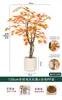 Plantas Verdes de Bordo Árvore Falsa de Bordo Vermelho Plantas em Vasos de Luxo Leve Decoração de Paisagismo para Sala de Estar de Casa Exibição de Janela Planta de Chão