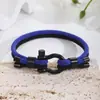 Moda Europea y Americana Transfronteriza Nuevo Hebilla de Herradura de Acero Inoxidable Pulsera Milanesa Simple Versátil Joyería para Hombre Venta al por Mayor