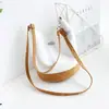 Bolso de mujer transfronterizo 2023 Corea del Sur nuevo bolso de lona para mujer bolso de cubo de un solo hombro moda puntadas artísticas color sólido bolso de mensajero