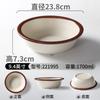 Vajilla de melamina Xiangyuan, plato comercial retro para restaurante, plato de acompañamiento para buffet, olla caliente, plato de barbacoa para restaurante