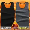 Chaleco Espeso para Hombre con Forro de Felpa para Invierno, Capa Base Cálida, Chaleco Dorado de Terciopelo Delgado a Prueba de Frío para Hombre
