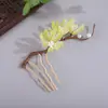Horquilla en forma de U con Flor de Perla, Accesorio Hanfu, Adorno para el Cabello de Disfraz Antiguo, Horquilla para Recogidos, Peine para el Cabello, Peine de Inserción, Borla de Clip