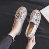 Primavera y verano 2020 Zapatos de pescador nuevos para mujer estilo coreano zapatos de tela Old Beijing slip-on versátiles planos perezosos para mujer moda