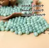 Jade natural de Myanmar a productos cuentas sueltas brillantes verde aceitoso verde DIY pulsera para hombre y mujer collar cuentas de jade semiacabadas cuentas redondas