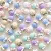 Cross-border Hot Sale Macaron Color Lollipop Nail Art Joias DIY Luminous Lollipop Nail Decoration tiktok