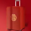 Funda para Maleta Roja Compromiso Boda Celebración de Boda Funda Protectora 20 pulgadas 28 pulgadas Funda para Maleta Engrosada 24 pulgadas Funda a Prueba de Polvo
