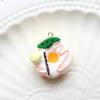 Colgante creativo de resina con forma de anillo para pastel, con forma de comida, para hacer tu propio colgante de cadena para teléfono móvil, modelo de adorno, material decorativo, accesorios.
