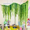 Decoraciones colgantes para rincón natural de jardín de infancia, decoración de fondo para área de tejido con hilo en tonos verdes, arreglo de escena para creación de ambiente temático de primavera