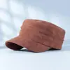 Nueva Gorra de Newsboy Delgada de Gamuza de Ciervo Plegada para Mujer Otoño e Invierno Viaje Casual Versátil Muestra Cara Pequeña Gorra de Pico Venta al por Mayor