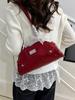 Coreia do Sul Design Nicho Bolsa de Axila Feminina 2025 Nova Moda Bolsa Bowling Portátil Versátil Bolsa de Ombro para Trabalho