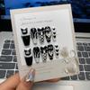 [Tiro real original] terapia de luz pura manual usando una llama de amor usando un parche de arte de uñas terminado al por mayor