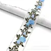 Nuevos Accesorios de Ropa Étnica Malla Bordada 5CM de Ancho Hebilla para Falda Hanfu Accesorios Cheongsam Accesorios