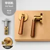 Juego de Cerradura Sencilla para Puerta de Dormitorio para Uso en Interiores, Adecuado para Baño, Dormitorio, Habitación de Adultos Mayores, Habitación de Niños y Baño, con una Cerradura de Manija Silenciosa de Lengüeta Única