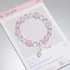 Explosões Super Fada Mori Cristal Lua Pulseira Feminina Design de Nicho Estudante Joker Cor Doce Pulseira de Namorada