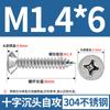 Tornillos Autorroscantes de Acero Inoxidable 304, Cabeza Avellanada, Ranura de Cruz, Tornillos para Madera Extendido M2M3M3.5M4M5M6M8 Ranura de Cruz