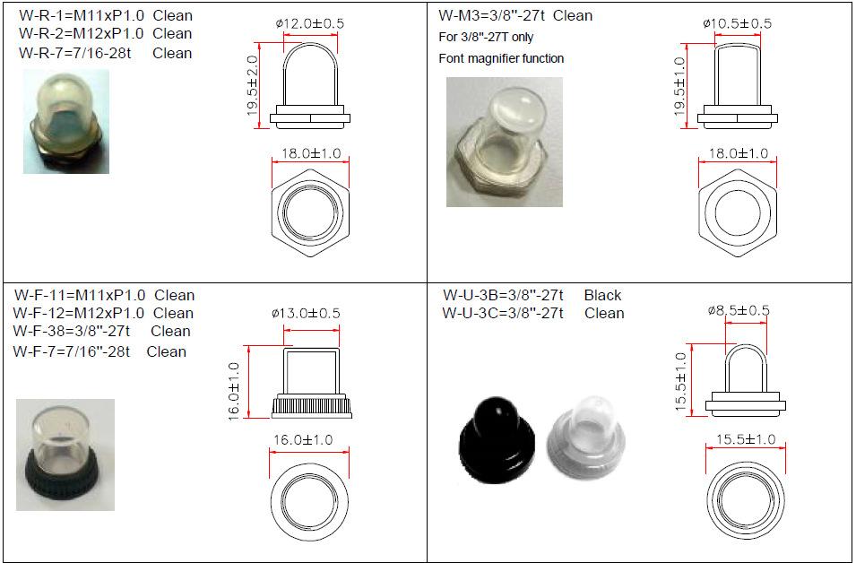 过载保护器防水帽1