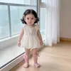 Ropa de Bebé Verano Mono Vestido de Princesa Mono Chaleco para Niñas Falda Floral Conjunto para Bebé Vestido de Primer Cumpleaños