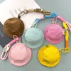 Bolsa Pequeña Dopamina para Guardar Monedas Gorro de Cubo de Pana Estilo Estuche para Auriculares Llavero Colgante Accesorio