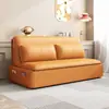 Sofá-Cama Totalmente Elétrico, Dupla Função, Dobrável, Adequado para Apartamentos Pequenos, Pessoa Solteira, Multifuncional, Inteligente, Controle Remoto Automático, Cama Extensível