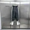 Pantalones Jogger Casuales Versátiles de Verano, Modernos, Geniales, Ajustados, Parche de Rayas, Pantalones Deportivos, Retro Americano, Moda Masculina