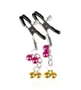 Pinzas para pezones LiPu player con cascabeles Flirteo de pareja SM Pinzas para pezones de una sola campana Pinzas para pezones productos para adultos juguetes sexuales