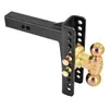 Brazo de Remolque Transfronterizo Personalizado Multi-Agujero Ajustable Barra de Remolque Acero al Carbono Forjado Receptor de Bola Doble Gancho de Remolque Fábrica