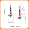 Joyería Transfronteriza Europea y Americana Halloween Ganchos para Orejas Colgantes Creativos Murciélago Accesorios DIY Oscuro Gótico Murciélago Vampiro