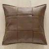 Capa de Almofada de Sofá de Pelúcia Leve de Luxo Sem Enchimento Modelo de Quarto de Hotel Almofada de Cabeceira Almofada de Tatami para Cintura Encosto