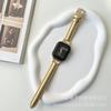 Adequado para Apple iWatch 11ª Geração 10/987 Fivela Quadrada Nova Pulseira de Couro Brilhante, Grande Quantidade e Excelente Qualidade