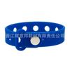 Pulsera de silicona con agujeros DIY transfronteriza, pulsera deportiva, pulsera de fiesta personalizada, pulsera fluorescente ajustable