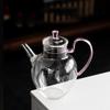 En Stock Hogar Imitación Dinastía Song Portátil Tetera de Vidrio Pequeña Transparente Tetera para Té Verde Juego de Té Kung Fu Dispositivo para Preparar Té Tetera