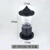 Lámpara de pared exterior impermeable para exteriores, nueva lámpara de jardín china simple, portalámparas E27, pared exterior, pasillo, terraza, redonda, doble cabezal