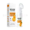 Botella Espumadora de Mousse con Bomba de Presión y Cepillo de Silicona para Lavado Facial Cepillo Espumador Botella Limpieza Facial Jabón Facial Varios Sabores de Frutas