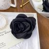 Horquilla de tela con forma de corazón para niña, accesorio elegante para el cabello con temperamento, estilo europeo y americano, con diseño de flor de dopamina, estilo fresco y encantador.