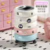 Papelera de Gran Capacidad y Estilosa para Uso Doméstico, Nuevo Modelo 2025, Cubo Sanitario Lindo Estilo Ins con Ruedas para Sala de Estar y Dormitorio